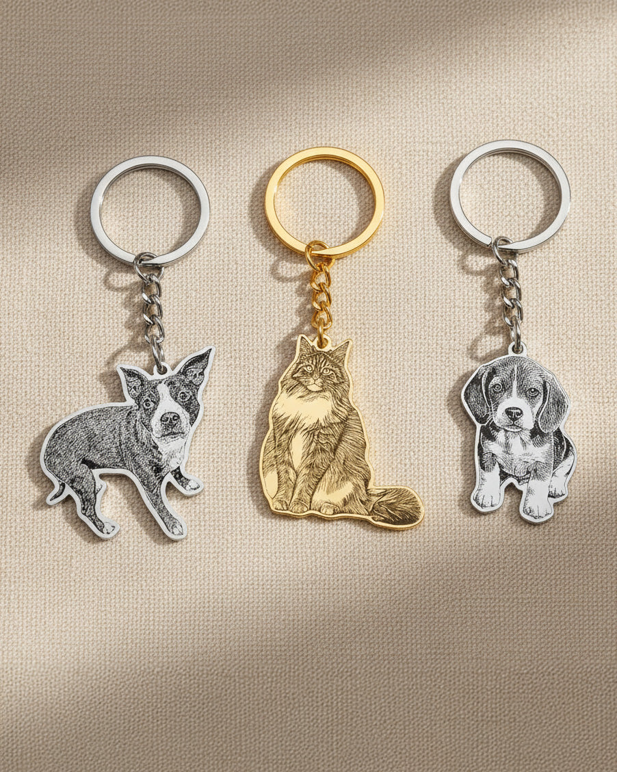 Classic Engraved Keychain